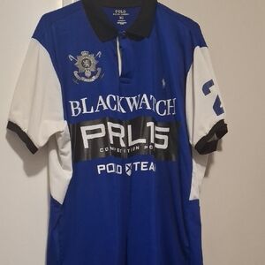 Polo by Ralph Lauren Blue White Blackwatch PRL15 Polo Shirt